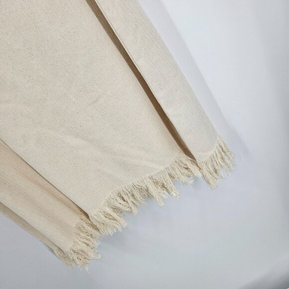 Chintamani Alchemistry Dress Cream Deep V-neck Fringe Sleeveless Mini Boho Sz L - Picture 3 of 10